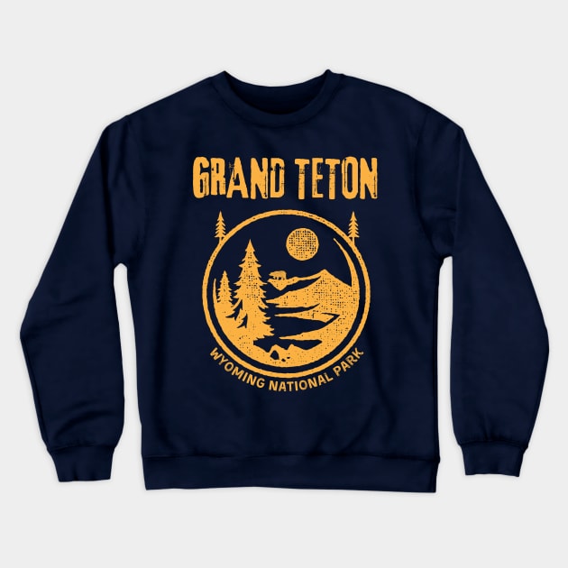 Grand Teton National Park Crewneck Sweatshirt by soulfulprintss8